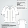 Выкройка блузки Л-219