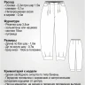 Выкройка брюк Л-226